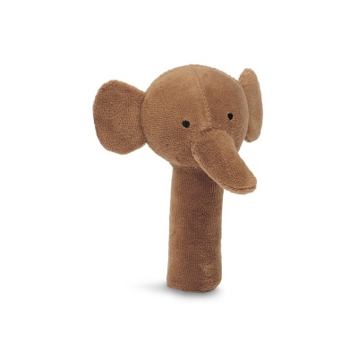 Hochet elephant caramel