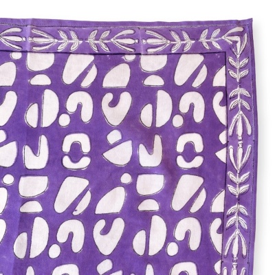 Petit foulard manika Artistic (Violet)