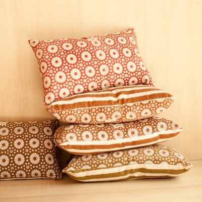 Petite housse de coussin Tarun (Piment)