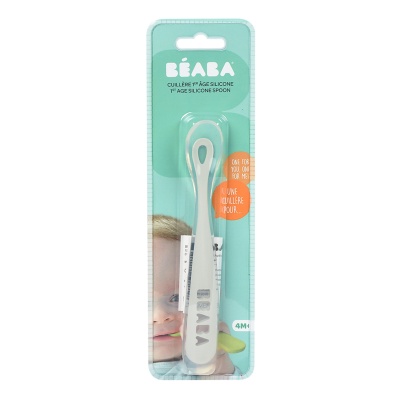 BEABA, Cuillère 1er âge silicone light mist