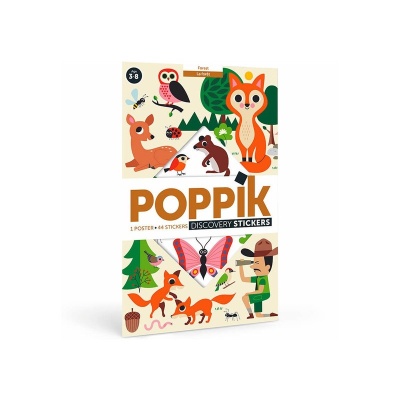 POPPIK Poster Forêt en stickers