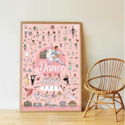 POPPIK Poster Danse en stickers