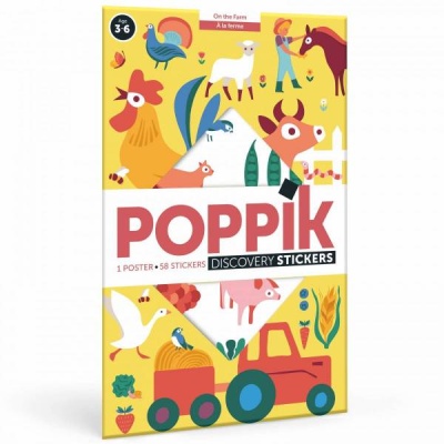 POPPIK Poster Ferme en stickers