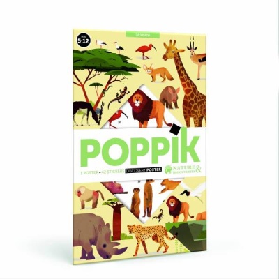 POPPIK Poster Savane en stickers