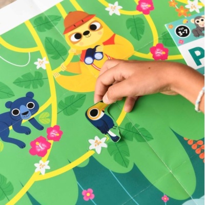 POPPIK Poster Jungle en stickers