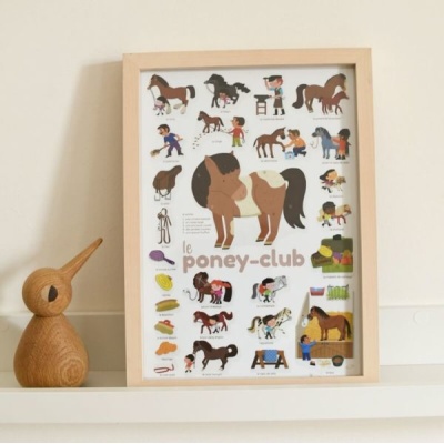 POPPIK Mini poster Poney